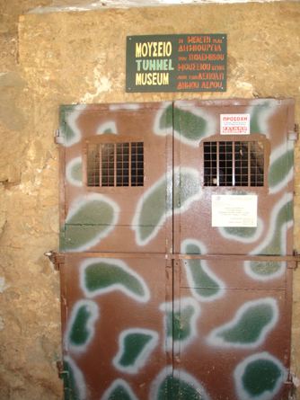 Entrance of tunnel museum