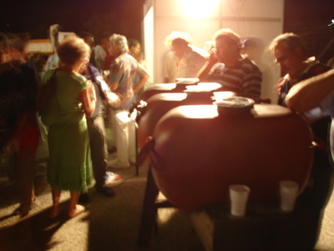 Lerosian wine at the wine festival