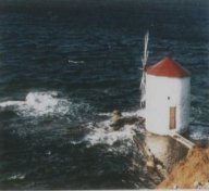 Agia Marina windmill · Leros 2003 archive photograph 9